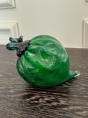 Vintage Murano Style Art Glass HandBlown Decor Vegetable Green Pepper